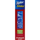 Ziploc Slider Storage Bags, Quart, 20 ct, thumbnail image