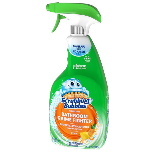 Scrubbing Bubbles Bathroom Grime Fighter Spray, 32 oz