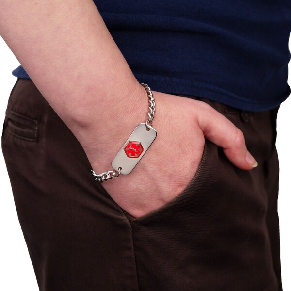 Emerg-Alert Blank Medical Bracelet