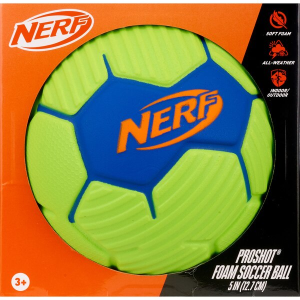 Franklin Sports Nerf Proshot Foam Soccer Ball, 5 in