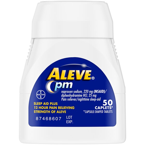 Aleve PM Pain Reliever/ Nighttime Sleep-Aid Caplets