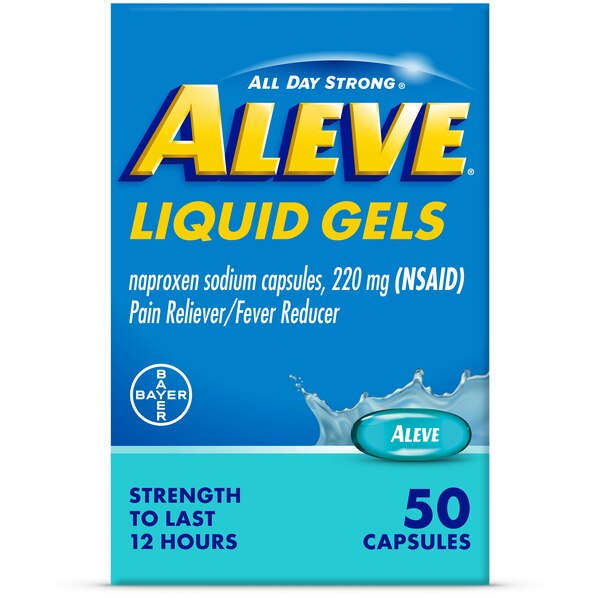 Aleve Liqui-Gels Easy Open Arthritis Cap 220 MG Naproxen Sodium Capsules