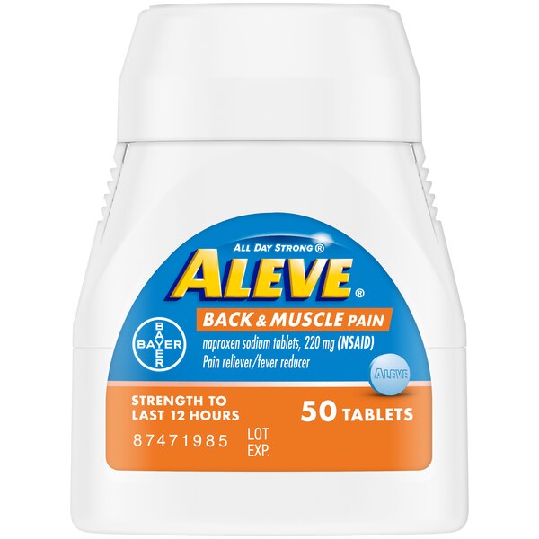 Aleve Back & Muscle Pain Relief Naproxen Sodium Tablets