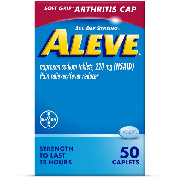 Aleve Soft Grip - Cápsulas con Naproxen Sodium para la artritis