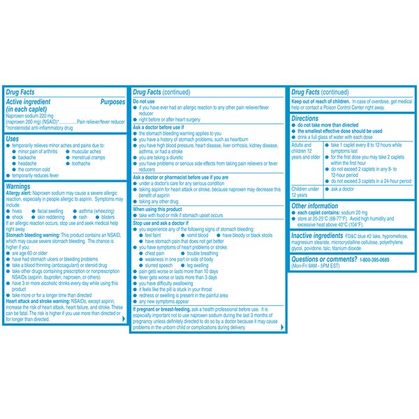 Aleve Soft Grip Arthritis Cap Naproxen Sodium Caplets