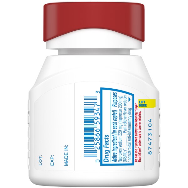 Aleve Easy Open Arthritis Cap Naproxen Sodium Caplets, 24 CT