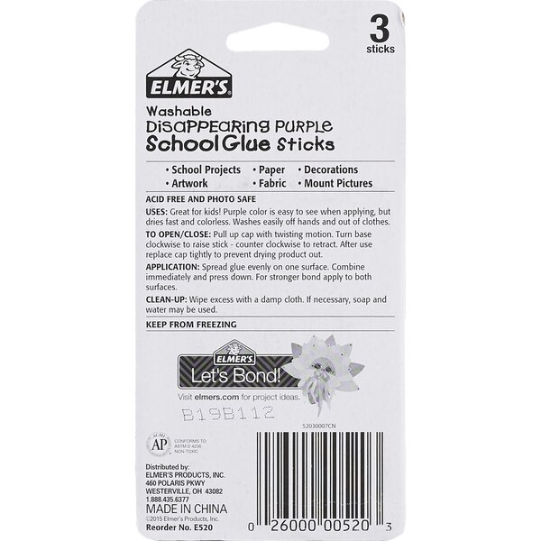 Elmer's Washable School Glue Sticks