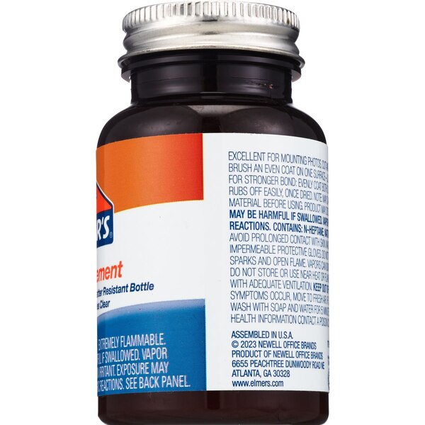 Elmer's No-Wrinkle Rubber Cement, 4 oz