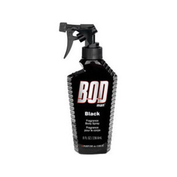 BOD man Black Fragrance Body Spray, 8 OZ