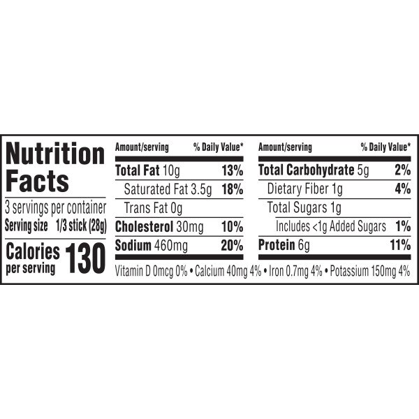 Slim Jim Original Savage Size Smoked Snack Stick, 3 oz