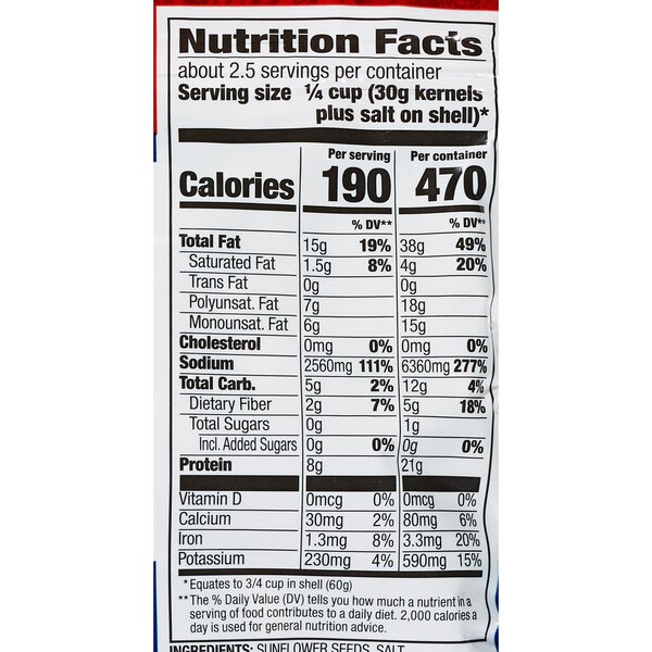 David Original Sunflower Seeds, 5.25 oz