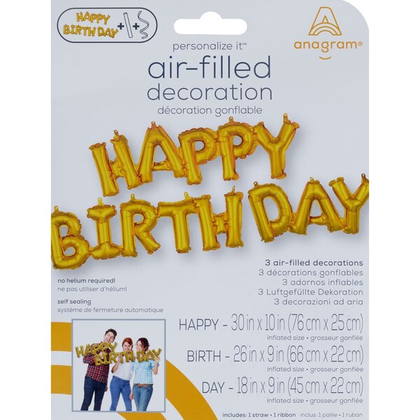Anagram Air Balloons, Happy Birthday