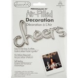 Anagram Air Balloon, "Cheers" Silver, 40 x 21 in, thumbnail image