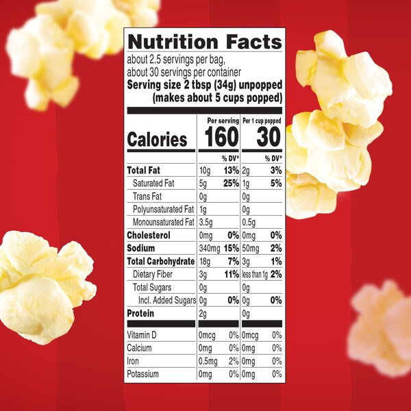 Orville, Movie Theater Butter Microwave Popcorn, 3.29 oz