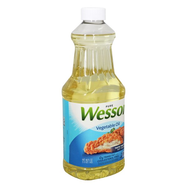 Wesson Vegetable Oil, 48 oz
