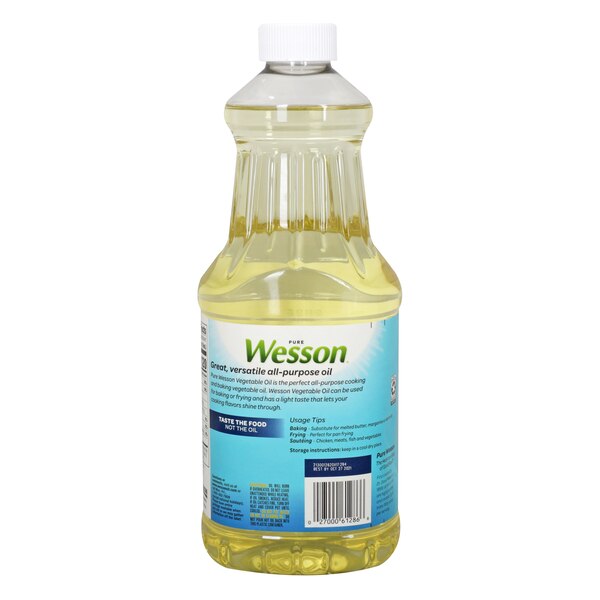 Wesson Vegetable Oil, 48 oz