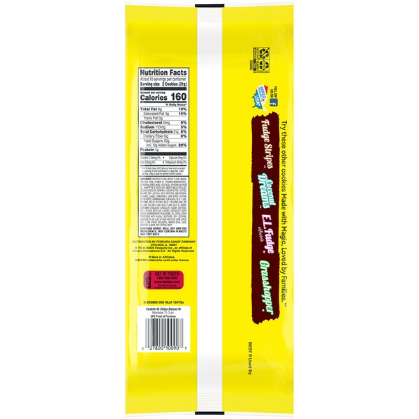Keebler Chips Deluxe Rainbow Cookies, 11.3 oz