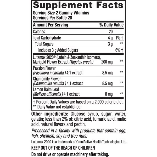 Vitaufusion Melatonin Free Sleep Gummies, 40 CT