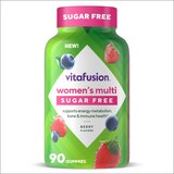 Vitafusion Women’s Sugar Free Daily Multivitamin Supplement, Adult Gummy Vitamin for Energy, Bone & Immune Support*, 90 CT, thumbnail image