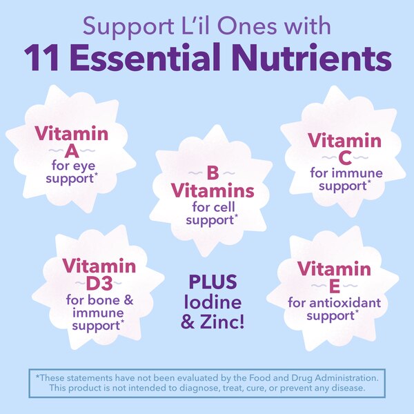L'il Critters Frozen Multivitamin Gummies, 190 CT