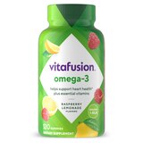 Vitafusion Omega 3 Gummy Vitamins, Berry-Lemonade, 120 CT, thumbnail image