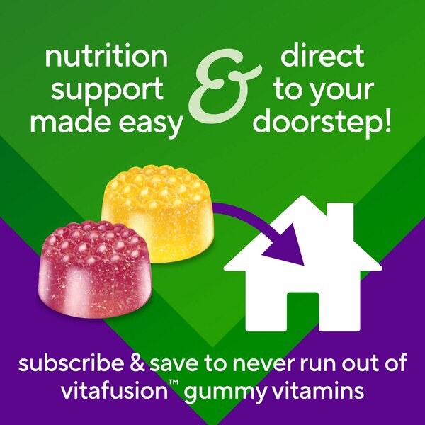 Vitafusion Omega 3 Gummy Vitamins, Berry-Lemonade, 120 CT