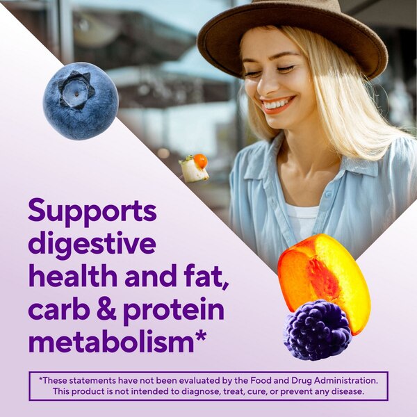 Vitafusion Fiber Well Fit Sugar Free Gummies, Assorted Fruit, 90 CT