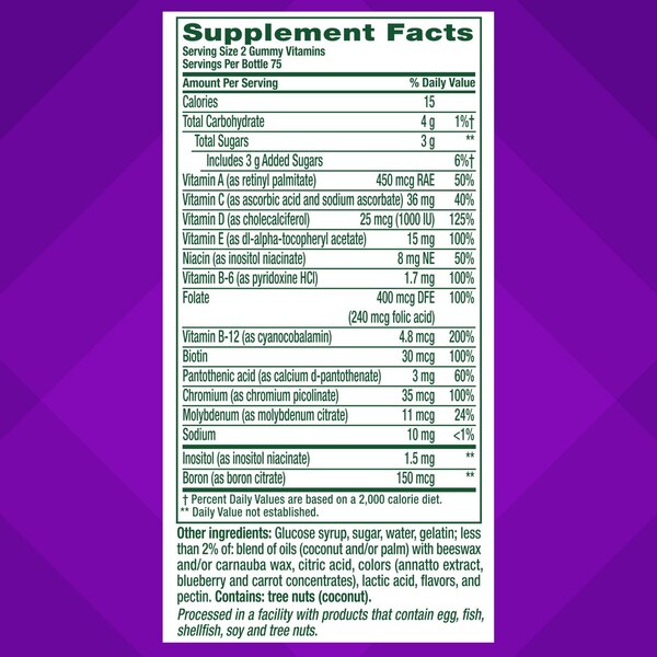Vitafusion Gummy Vitamins for Adults Assorted Flavors