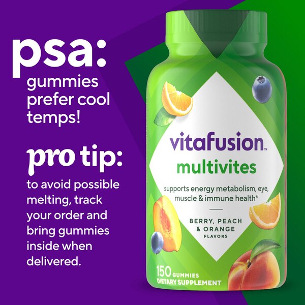 Vitafusion Gummy Vitamins for Adults Assorted Flavors