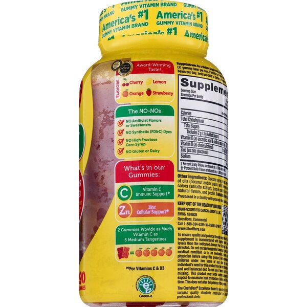 L'il Critters Immune C Plus Zinc & Echinacea Gummy Bears