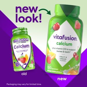 Vitafusion Calcium Gummy Vitamins for Adults 500 mg