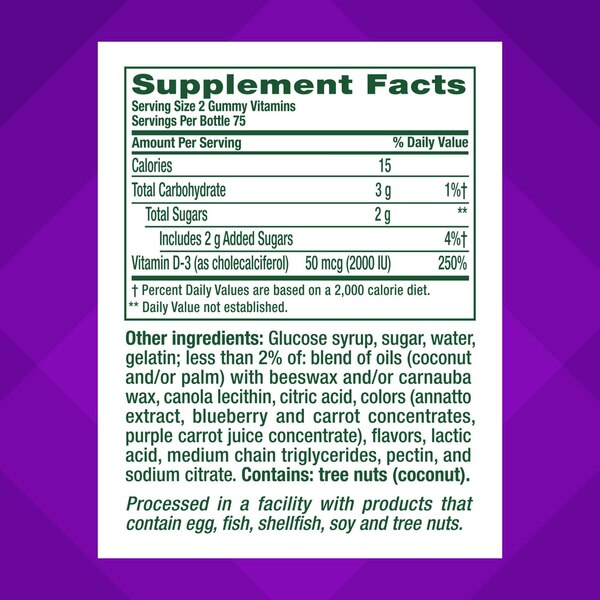 Vitafusion Vitamin D3 Gummy Vitamins