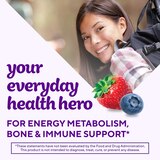 Vitafusion Women's Bone and Metabolism Daily Multivitamin Gummy Formula, 150 CT, thumbnail image 3 of 9
