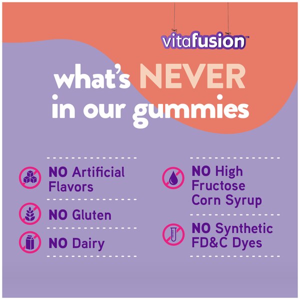 Vitafusion Melatonin Sleep Support Gummies, Sugar Free, Natural White Tea & Peach, 140 CT