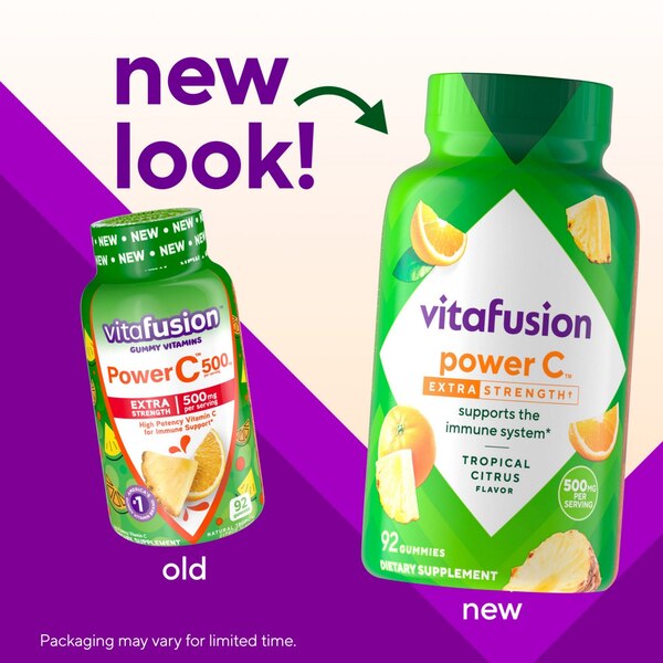 Vitafusion Power C Extra Strength 500mg Gummies 92ct