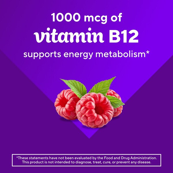 VitaFusion B12 Gummies, Raspberry, 140 CT