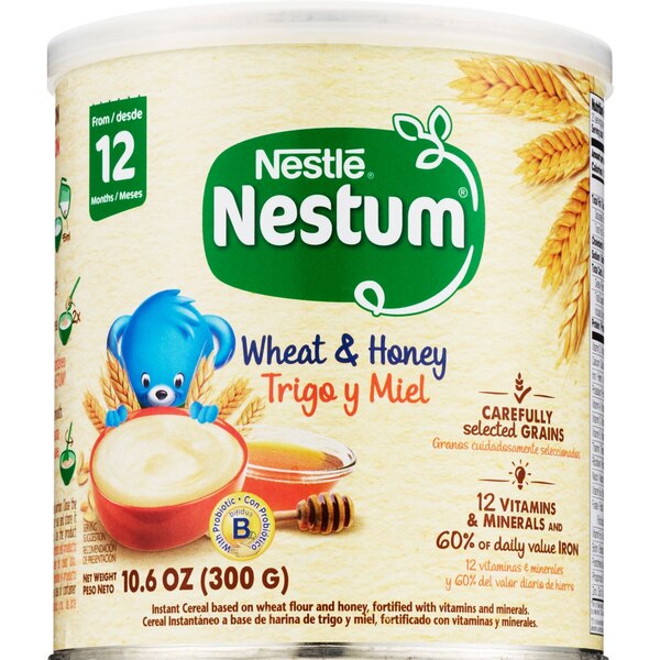 Nestle Nestum Cereal, Wheat & Honey, 10.5 OZ