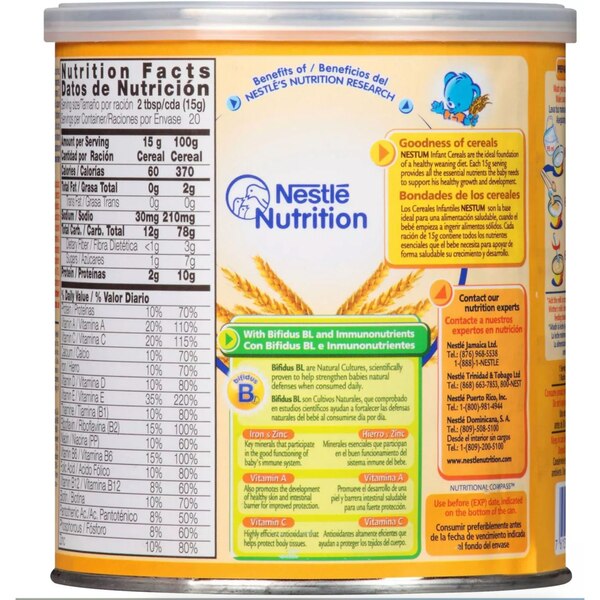 Nestle Nestum Infant Cereal 5 Cereals Stage 2 (6 Month) Can