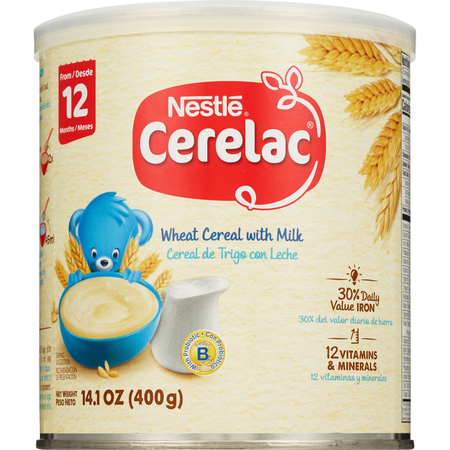 Nestle Nestum Infant Cereal Wheat&Honey Junior(12 Months)Can