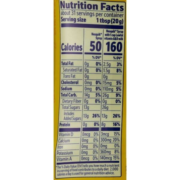 Nestle Nesquik Strawberry Flavored Syrup, 22 OZ