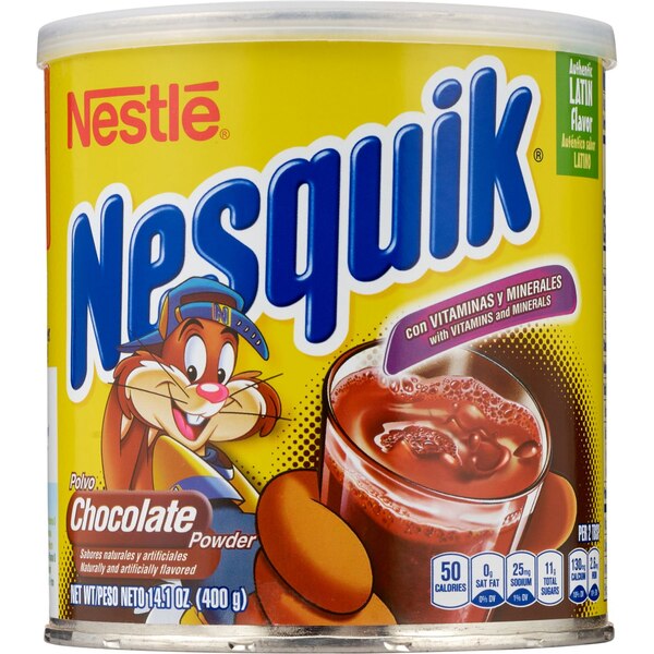 Nestle Nesquik - Polvo con sabor a chocolate, 14.1 oz