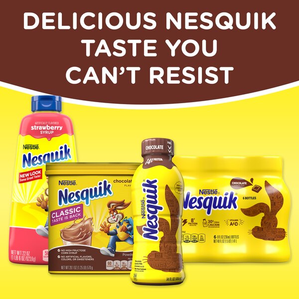 Nesquik Chocolate Powder Drink Mix, 20.1 oz