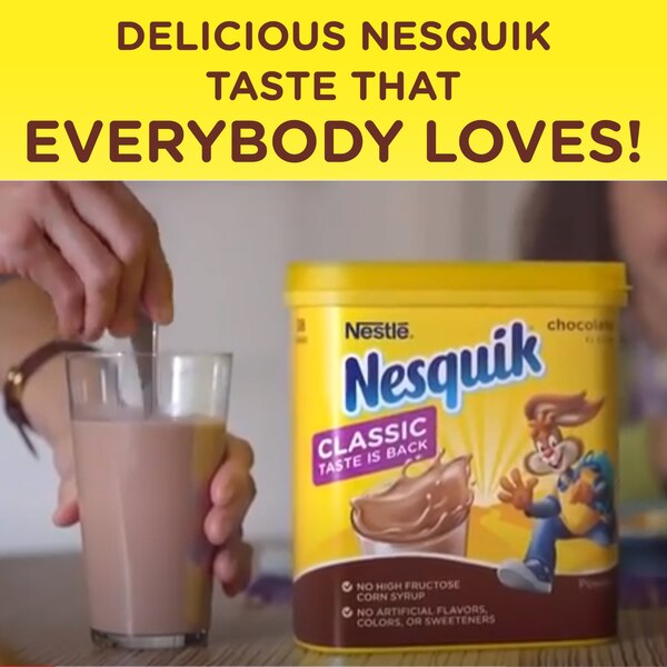Nesquik Chocolate Powder Drink Mix, 20.1 oz