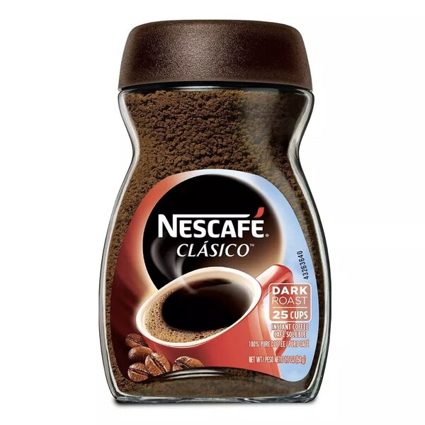 Nescafé Clásico Instant Coffee, Dark Roast, 1.7 OZ Jar