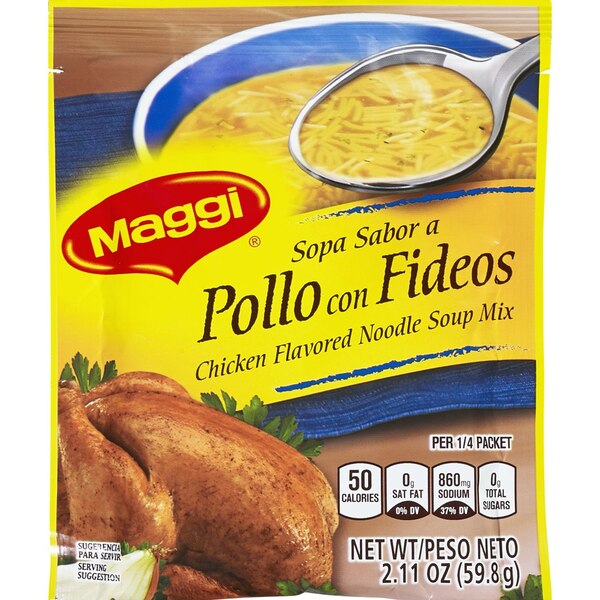 Maggi Chicken Flavored Noodle Soup Mix, 2.11 OZ
