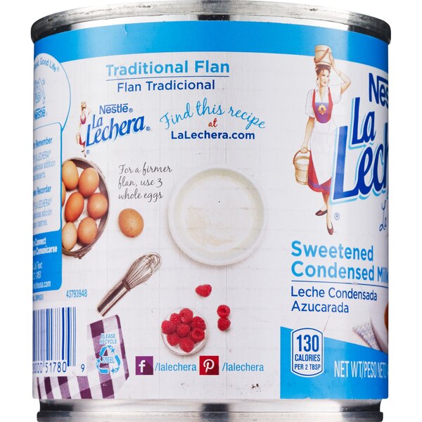 Nestle La Lechera Sweetened Condensed Milk, 14 OZ