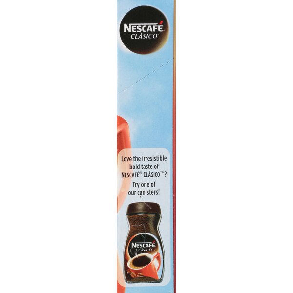 Nescafe Clasico Dark Roast 100% Pure Instant Coffee Packets, 7 CT