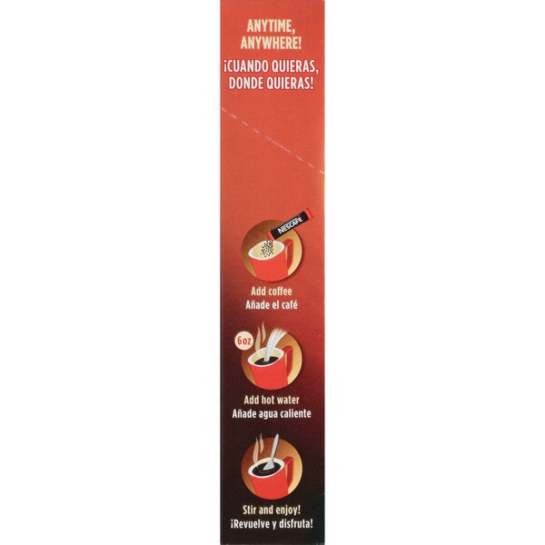 Nescafe Clasico Dark Roast 100% Pure Instant Coffee Packets, 7 CT