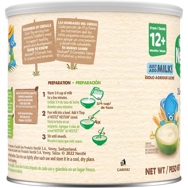Nestle Nestum Junior 3 Cereals, 14 OZ