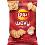Lay's Wavy Potato Chips Original, 7.75 oz, thumbnail image